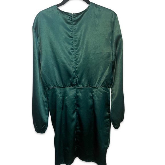 Green Dress Long Sleeve size Large - Picture 4 of 4
